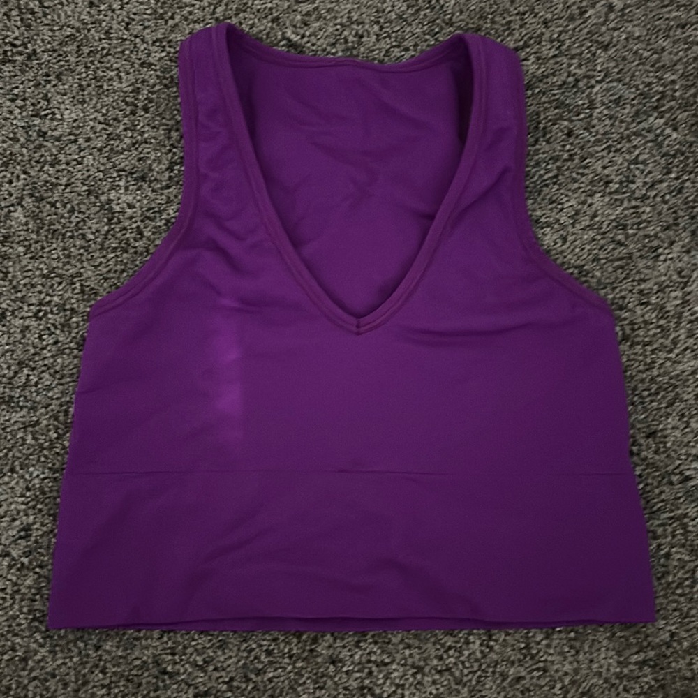 Athleta Aurora Seamless Crop Rib Tank